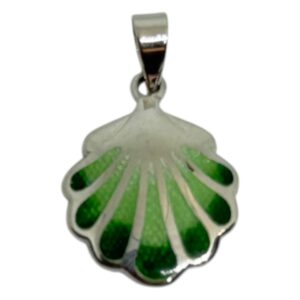Vieira esmalte verde 20mm ag