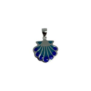 Vieira esmalte azul 16mm ag